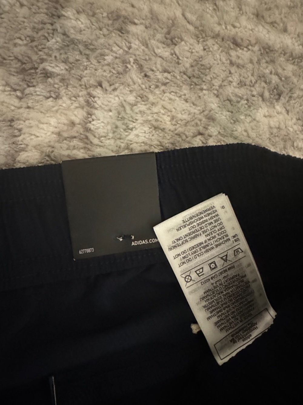 Men's Black Adidas NEW Track Pants - Picture 4 of 6
